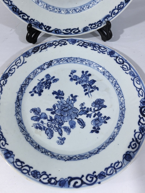 古玩陶瓷盤一對真品鑒賞圖