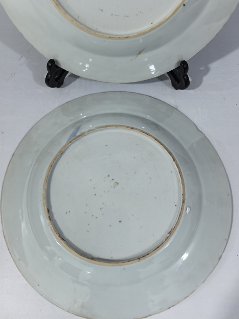 古玩陶瓷盤一對真品鑒賞圖