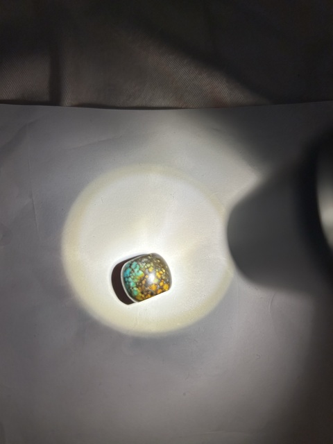 古玩玉器天然綠松石珠真品鑒賞圖