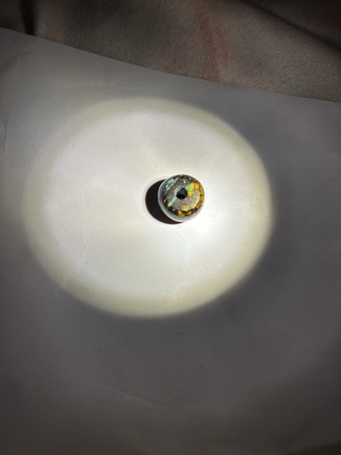 古玩玉器天然綠松石珠真品鑒賞圖