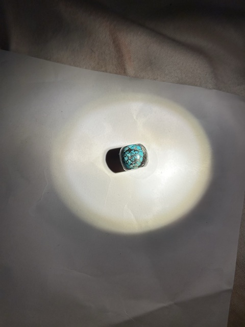 古玩玉器天然綠松石珠真品鑒賞圖