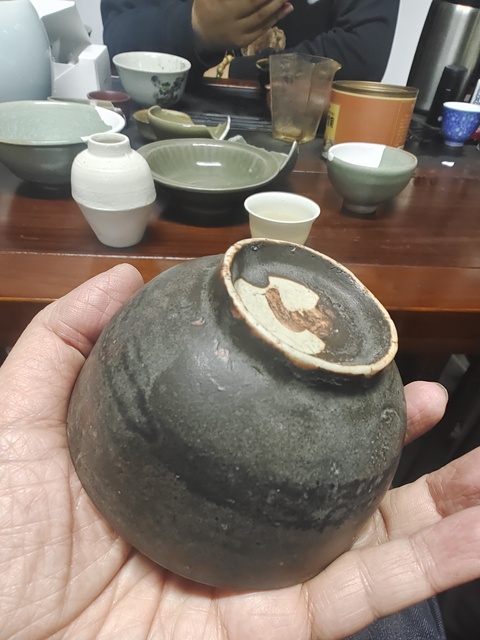 古玩陶瓷磁州窯系直口缽拍賣，當(dāng)前價(jià)格1300元