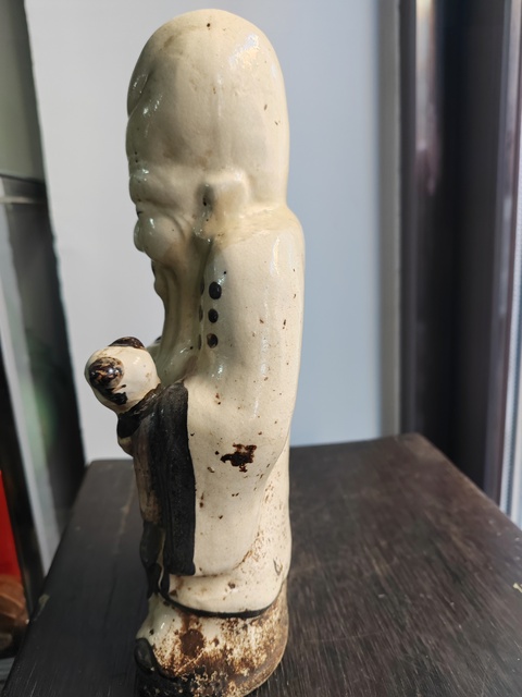 古玩陶瓷清代磁州窯壽星拍賣，當(dāng)前價(jià)格2666元