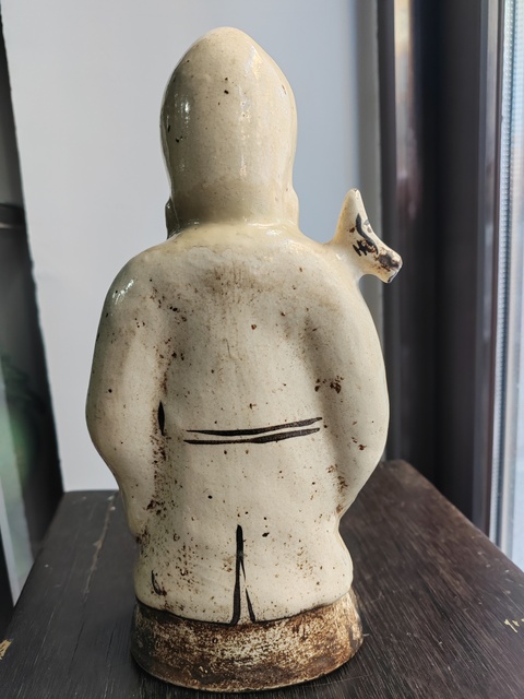 古玩陶瓷清代磁州窯壽星拍賣，當(dāng)前價(jià)格2666元