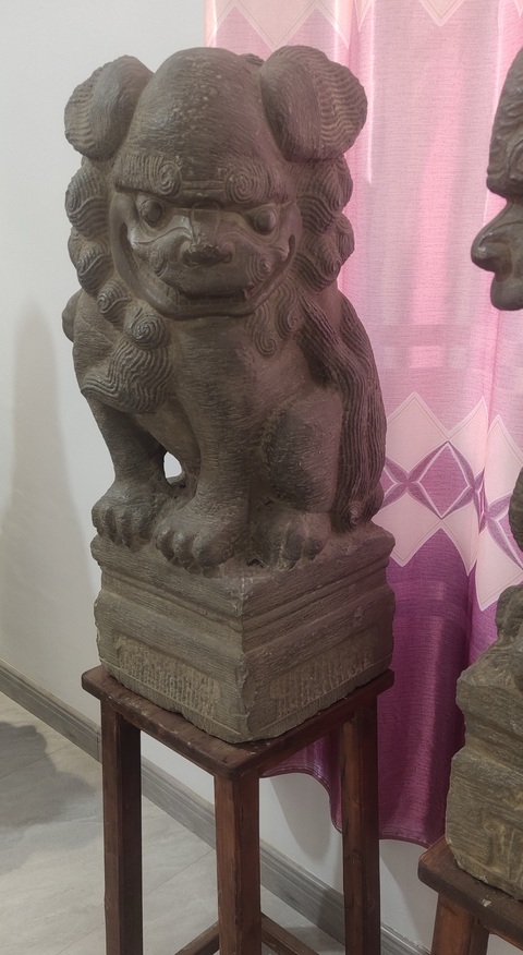 古玩雜項石獅真品鑒賞圖