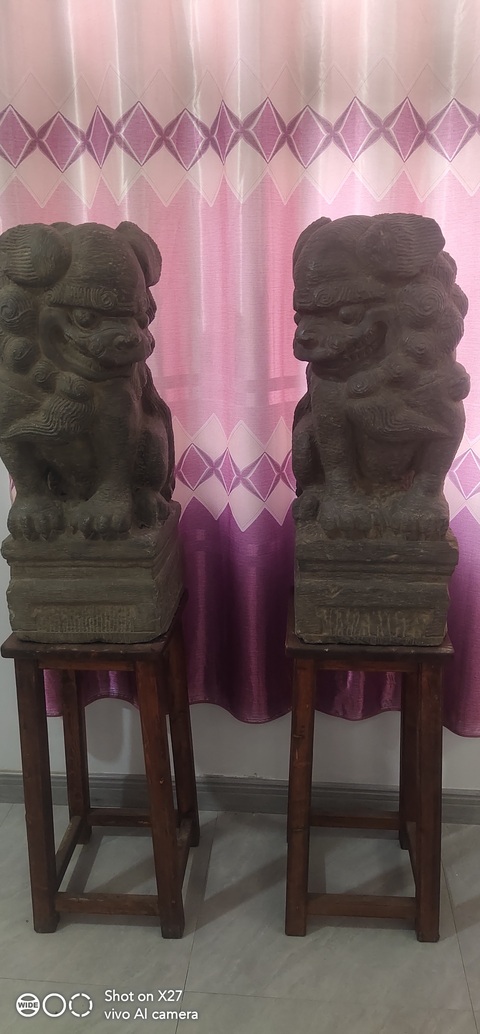 古玩雜項石獅真品鑒賞圖