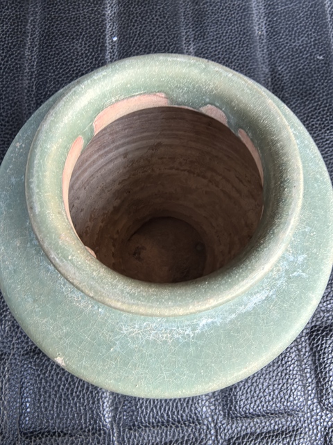 古玩陶瓷綠釉罐真品鑒賞圖