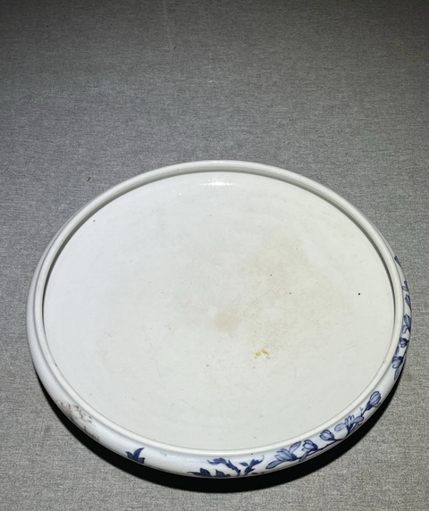 古玩陶瓷乾隆青花釉里紅筆洗真品鑒賞圖