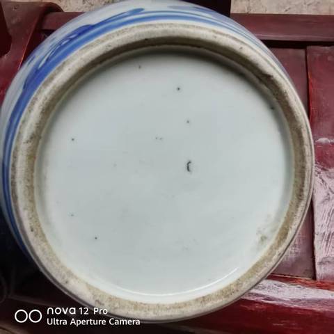 古玩陶瓷青花人物故事紋蓋罐真品鑒賞圖