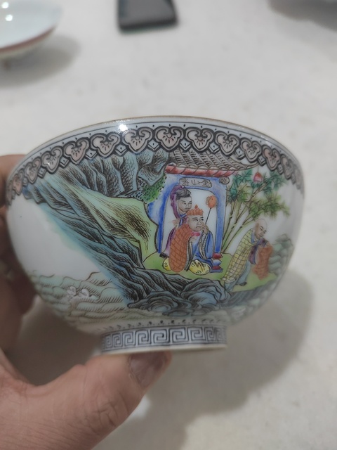 古玩陶瓷粉彩碗真品鑒賞圖