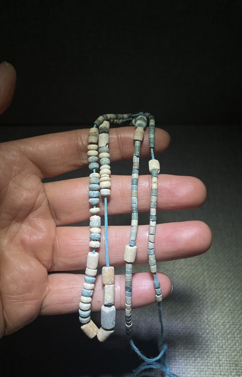 古玩玉器文化期.古珠項鏈拍賣，當前價格0元