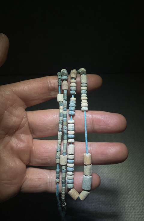 古玩玉器文化期.古珠項鏈拍賣，當前價格0元