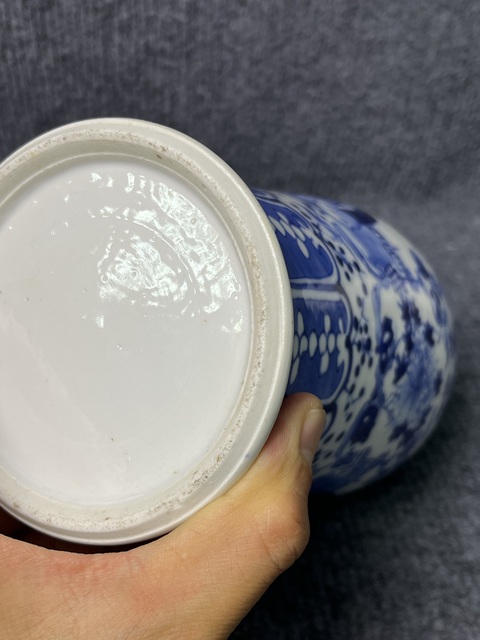 古玩陶瓷青花人物故事紋梅瓶拍賣，當前價格3588元