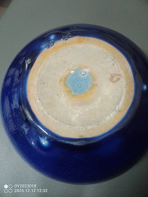 古玩陶瓷霽藍釉香爐真品鑒賞圖