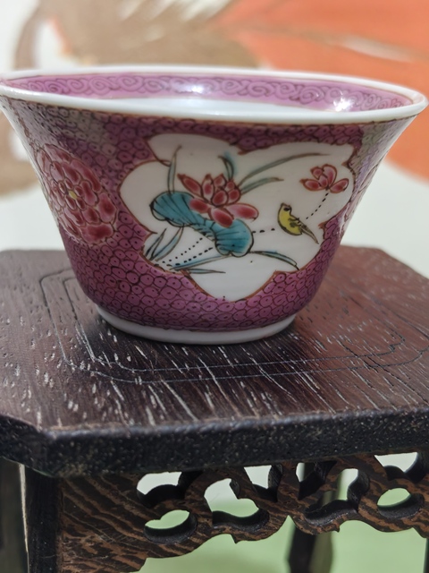 古玩陶瓷清雍正 粉彩人物紋杯拍賣，當前價格2800元