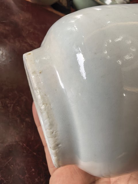 古玩陶瓷青白釉芒口碗真品鑒賞圖