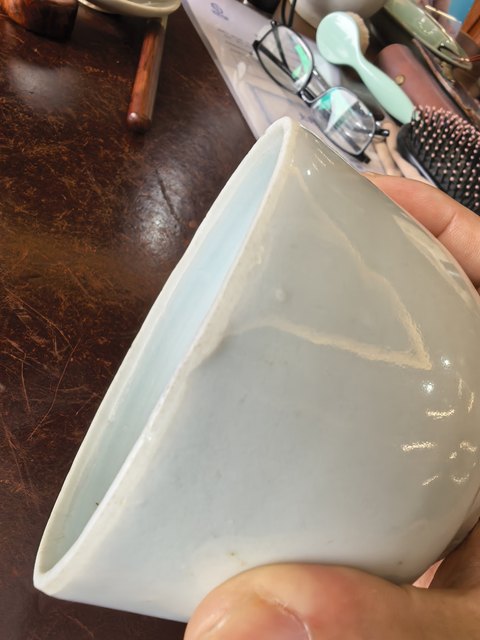 古玩陶瓷青白釉芒口碗真品鑒賞圖