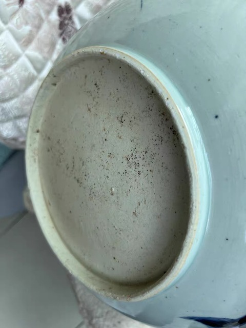 古玩陶瓷青花龍紋盤真品鑒賞圖