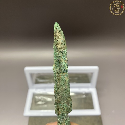 古玩銅器齊國三棱矛刺真品鑒賞圖