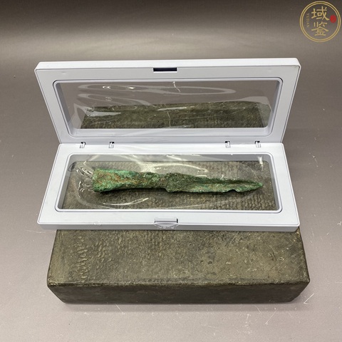 古玩銅器齊國三棱矛刺真品鑒賞圖