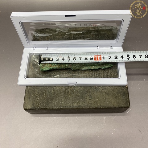 古玩銅器齊國三棱矛刺真品鑒賞圖