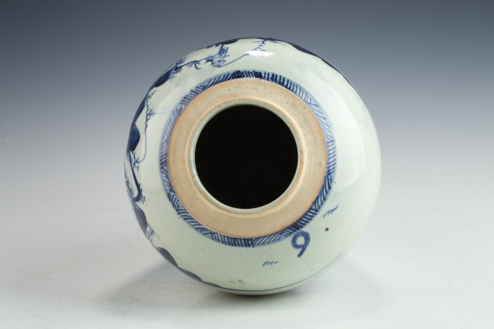 古玩陶瓷清早·青花山水人物紋罐真品鑒賞圖