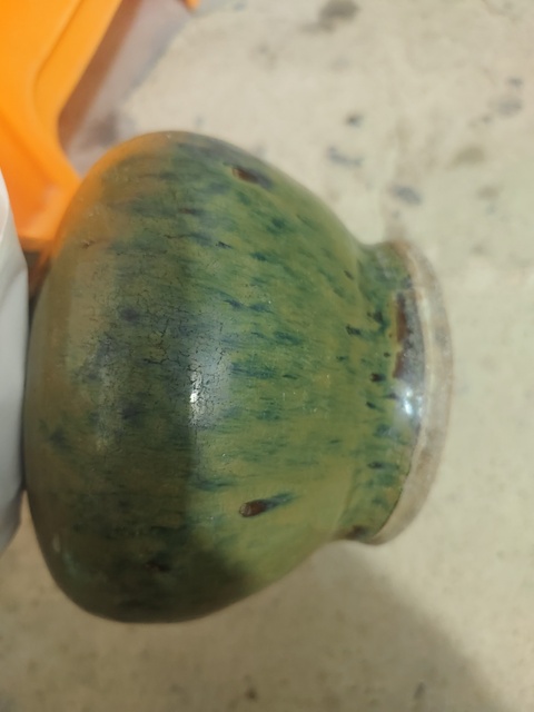 古玩陶瓷磁州窯窯變黑釉罐真品鑒賞圖