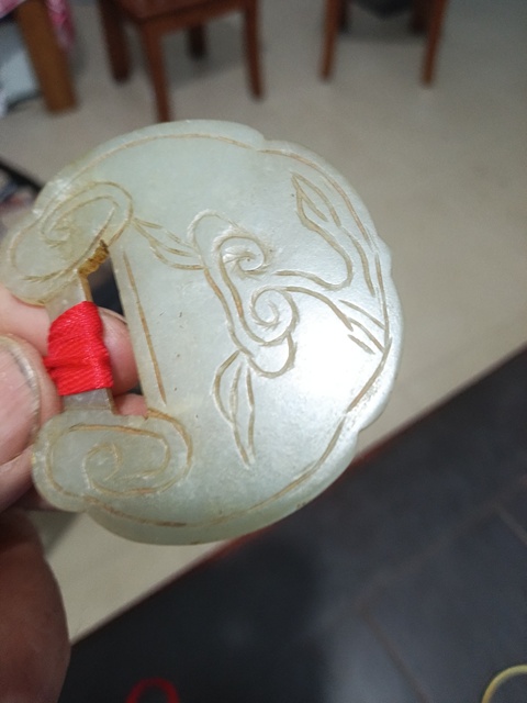 古玩玉器玉如意鎖真品鑒賞圖