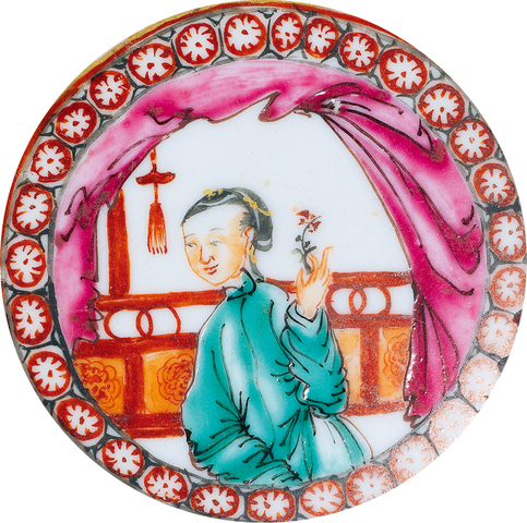 古玩陶瓷廣彩碗真品鑒賞圖