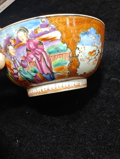 古玩陶瓷廣彩碗真品鑒賞圖