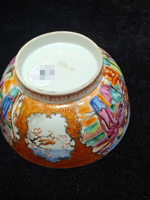 古玩陶瓷廣彩碗真品鑒賞圖