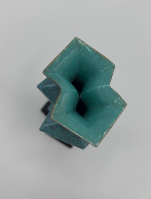 古玩陶瓷民國 爐鈞釉雙聯瓶真品鑒賞圖