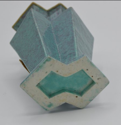 古玩陶瓷民國 爐鈞釉雙聯瓶真品鑒賞圖