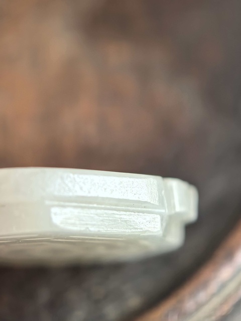 古玩玉器清·玉雕虎紋佩拍賣，當前價格3800元