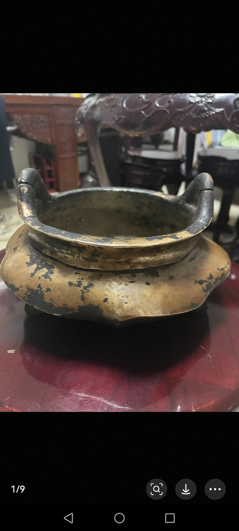 古玩銅器銅爐真品鑒賞圖