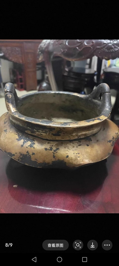 古玩銅器銅爐真品鑒賞圖