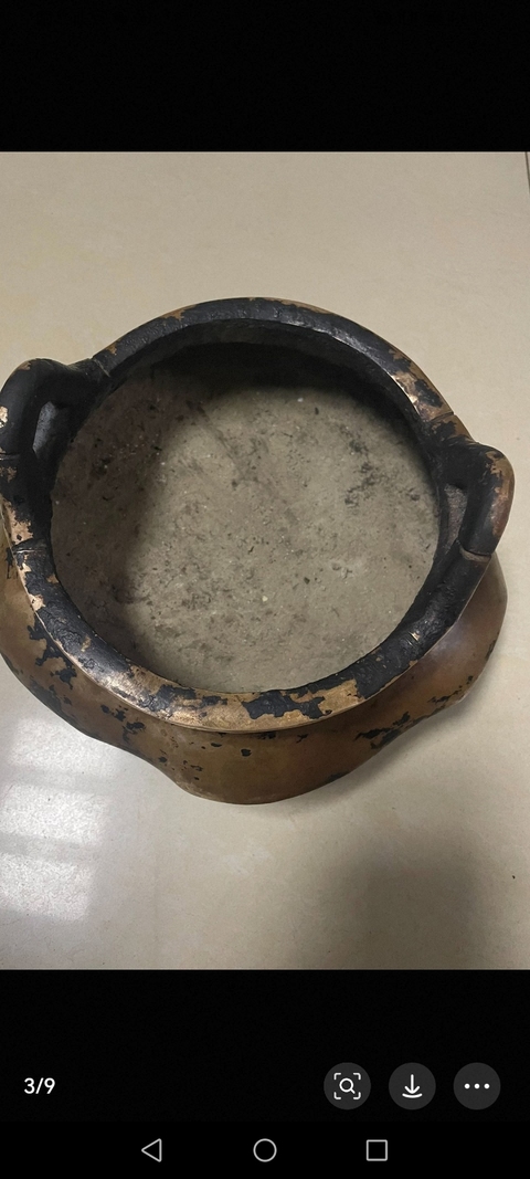 古玩銅器銅爐真品鑒賞圖