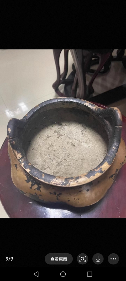 古玩銅器銅爐真品鑒賞圖