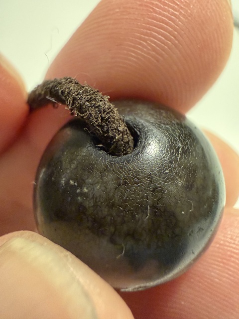 古玩玉器千年老一線藥師珠真品鑒賞圖