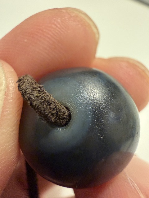 古玩玉器千年老一線藥師珠真品鑒賞圖