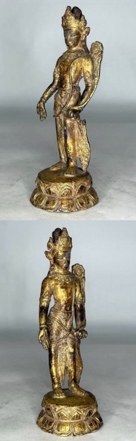 古玩銅器造像真品鑒賞圖