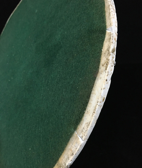 古玩陶瓷青花花鳥紋瓷板真品鑒賞圖