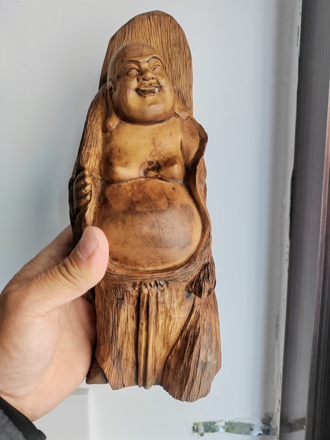 古玩雜項黃楊木木雕羅漢拍賣，當前價格2888元