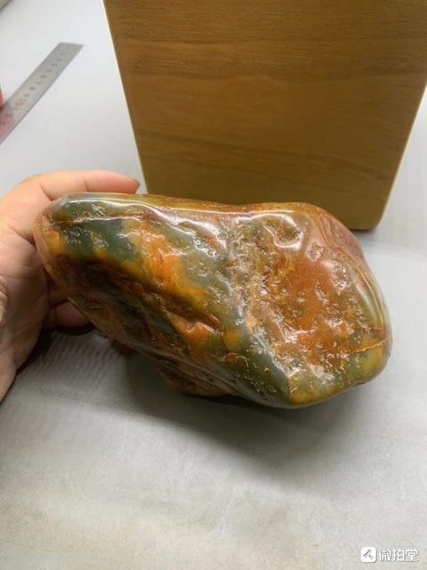 古玩玉器河磨玉原石真品鑒賞圖