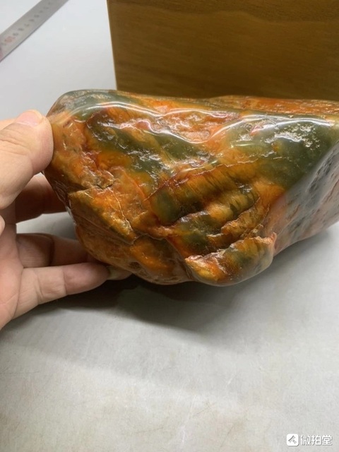 古玩玉器河磨玉原石真品鑒賞圖