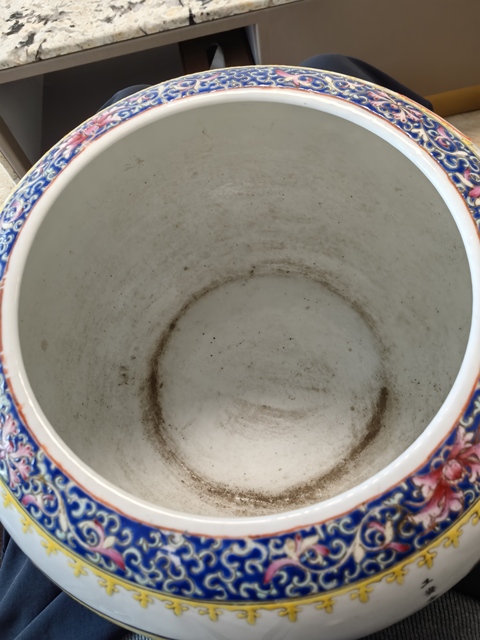 古玩陶瓷無雙譜粉彩水呈真品鑒賞圖