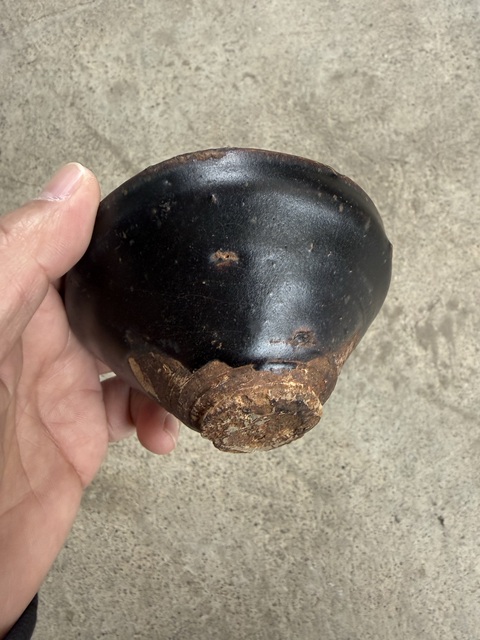 古玩陶瓷福清窯黑釉茶盞真品鑒賞圖