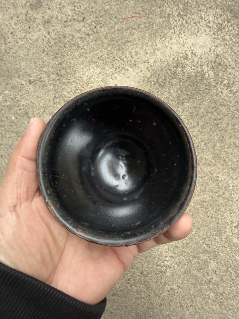 古玩陶瓷福清窯黑釉茶盞真品鑒賞圖