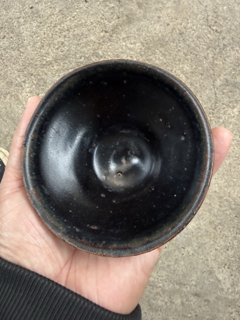 古玩陶瓷福清窯黑釉茶盞真品鑒賞圖