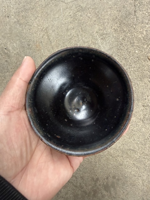 古玩陶瓷福清窯黑釉茶盞真品鑒賞圖